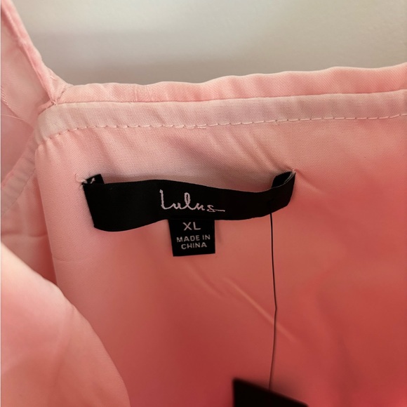 Lulu’s Pink Ruffle Dress - Picture 3 of 3